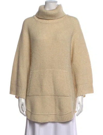 Pre-owned Ugg Wool Turtleneck Sweater In Neutrals