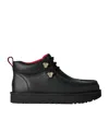 Ugg Woven Lace-up Trainers In Black