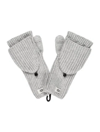Pre-owned Ugg Woven Winter Gloves  W/tags In Grey
