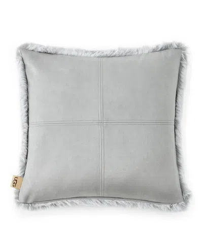Ugg Wyatt Square Decorative Pillow, 20" X 20" In Gray