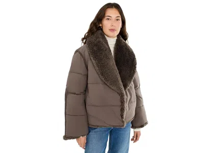 Ugg Wylda Puffer Jacket Women's Jacket Burnt Cedar: Md, Polyester