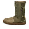 Ugg X Gallery Dept. Classic Short Boot 'canvas' In Green