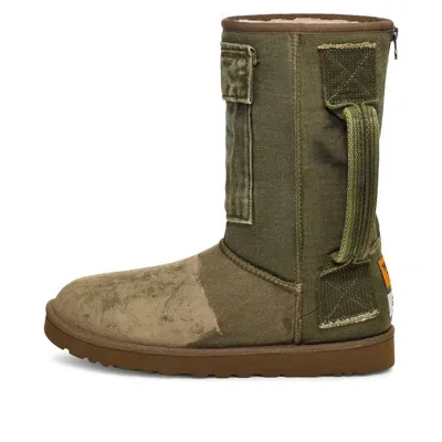 Ugg X Gallery Dept. Classic Short Boot 'canvas' In Green