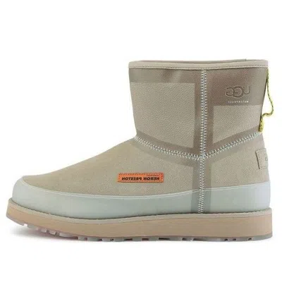 Ugg X Heron Preston Classic Fleece Lined Unisex Brown In Neutral