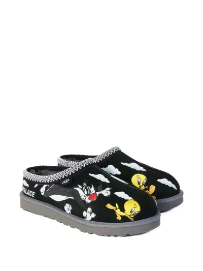 Ugg X Looney Tunes Tasman Slippers In Black
