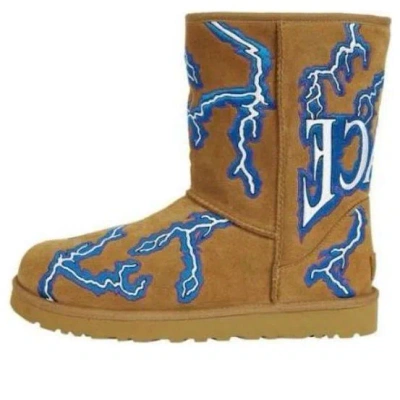 Ugg X Palace Classic Short Boot 'lightning Chestnut' In Brown