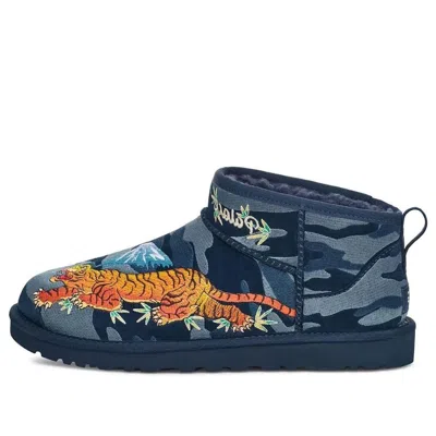 Ugg X Palace Classic Ultra Mini Boot 'navy Camo'