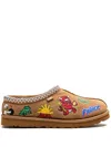 Ugg X Palace Tasman "chestnut" Slippers In Brown