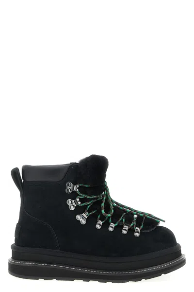 Ugg X Sacai Capsule 'hiker' Ankle Boots In Animal Print