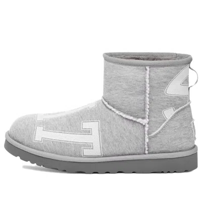 Ugg X Telfar Fleece Mini 'heather Grey' In Brown