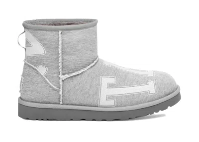 Pre-owned Ugg X Telfar Fleece Mini Sneakers In Heather Grey In Gray