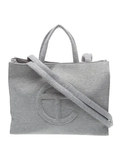 Pre-owned Ugg X Telfar Jersey Crossbody Bag In Gray