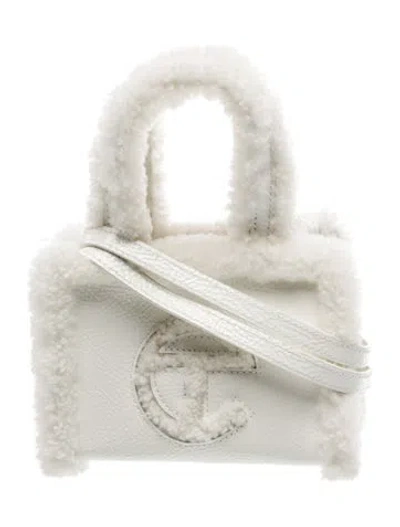 Pre-owned Ugg X Telfar Patent Leather Shopper 'crinkle' In White