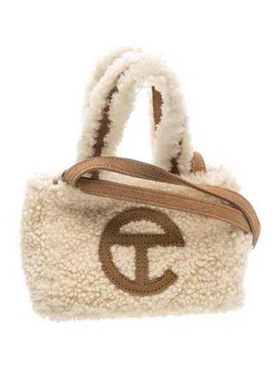 Pre-owned Ugg X Telfar Signature Crossbody Bag Small In Brown/neutrals