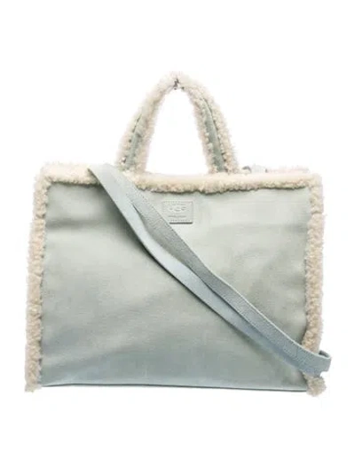 Pre-owned Ugg X Telfar Suede Crossbody Bag In Blue
