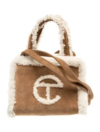 Pre-owned Ugg X Telfar Suede Shopping Bag Small In Multi