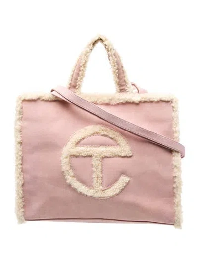 Pre-owned Ugg X Telfar Suede Shopping Medium In Pink