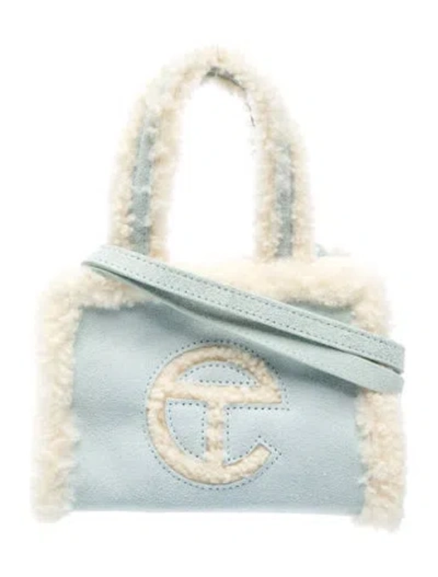 Pre-owned Ugg X Telfar Suede Shopping Small In Blue