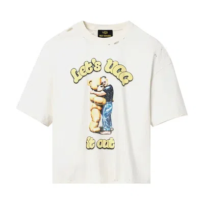 Pre-owned Ugg X Willy Chavarria Hug It Tee 'cream' | Men's Size M