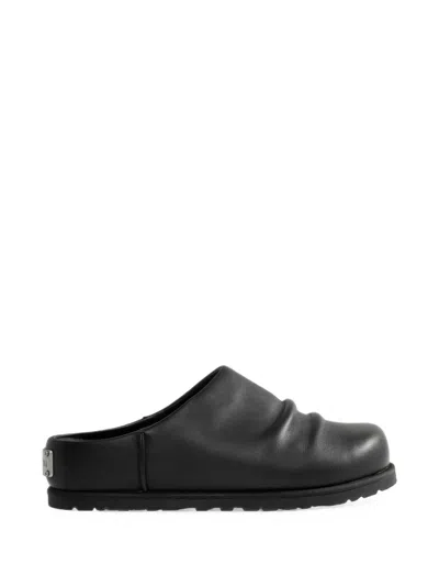 Ugg X Willy Chavarria Otzo Calf Leather Clogs In Black