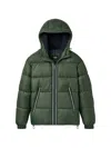 Ugg Xayden Braid Puffer Jacket In Green
