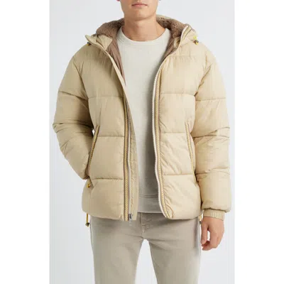 Ugg ® Xayden Braid Quilted Puffer Jacket In Mustard Seed / Summer Wheat