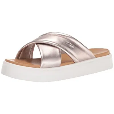 Ugg Zayne Metallic Padded Sandals In Multi