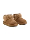 Ugg Zip Suede Boots In Brown