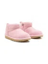 Ugg Zip Suede Boots In Pink