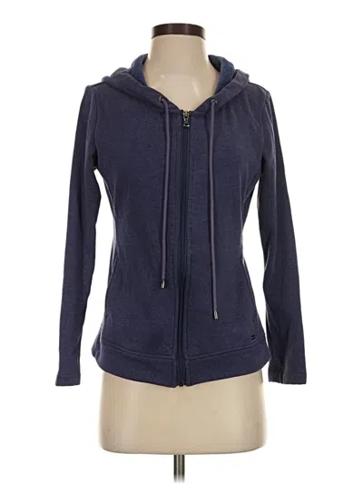 Pre-owned Ugg Zip Up Hoodie In Blue