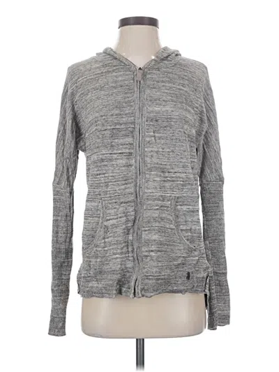 Pre-owned Ugg Zip Up Hoodie In Gray