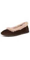 Ugg Zora Ballet Flats Dusted Cocoa In Brown