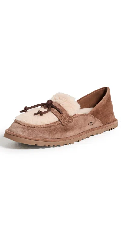 Ugg Zora Loafers Chestnut In Multi