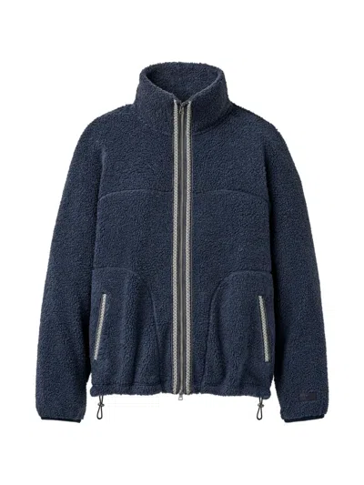 Ugg Braid Full Zip Jacket Eve Blue