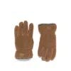 Ugg Braid Gloves In Brown