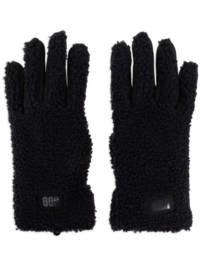 Ugg Fluff Gloves In Black