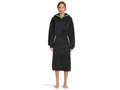 Ugg Fluff Oversized Hoodie In Black
