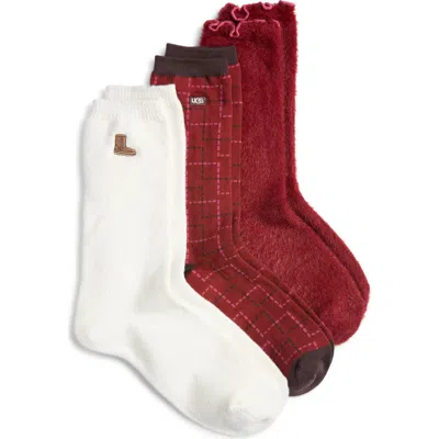 Ugg (r) 3-pack Classic Crew Socks In Multi