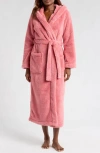 Ugg(r) Aarti Long Fleece Robe In Pink Cedar