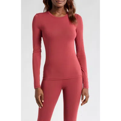 Ugg(r) Aidelene Long Sleeve Sleep Top In Rubious