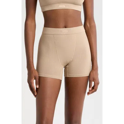 Ugg(r) Alexiah Rib Lounge Boy Shorts In Silver Taupe