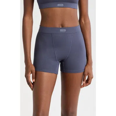 Ugg(r) Alexiah Rib Lounge Boy Shorts In Thundercloud