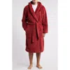 Ugg(r) Beckett Fleece Hooded Robe In Rubious