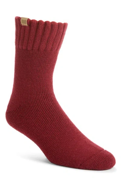 Ugg (r) Camdyn Cozy Quarter Socks In Red