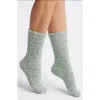 Ugg(r) Chenille Crew Socks In Green
