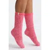 Ugg(r) Chenille Crew Socks In Pink