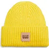 Ugg (r) Chunky Rib Beanie In Yellow