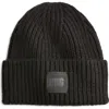 Ugg Chunky Rib Beanie In Black