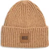 Ugg (r) Chunky Rib Beanie In Brown
