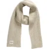 Ugg(r) Chunky Rib Scarf In Light Grey